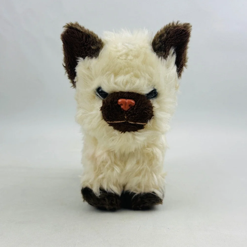 American Girl Himalayan Kitten Cat Plush Siamese Poseable Cream Brown 2014